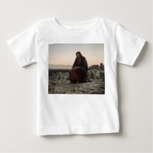 Camiseta De Bebé Cristo en el salvaje (por Ivan Kramskoi)