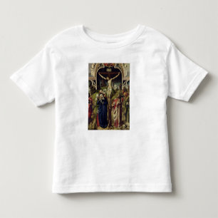 Camiseta De Bebé Cristo en la cruz, las mujeres santas