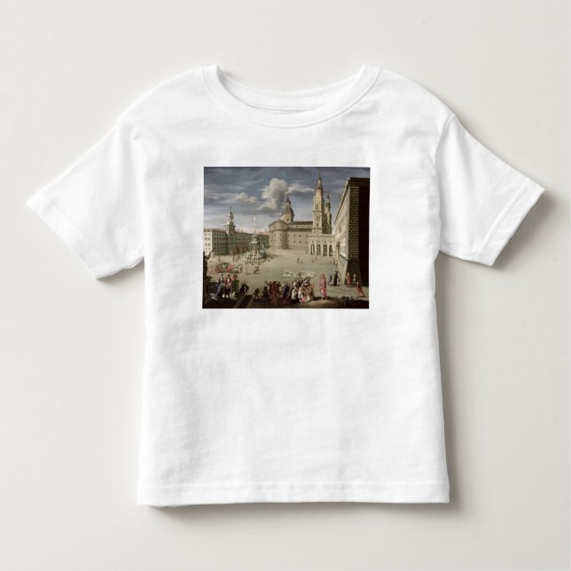 Camiseta De Bebé Cristo que bendice a la población de Salzburg (Anverso)