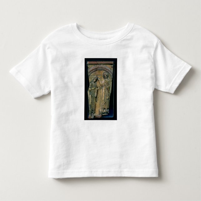 Camiseta De Bebé Cristo que corona el emperador Constantina VII (Anverso)