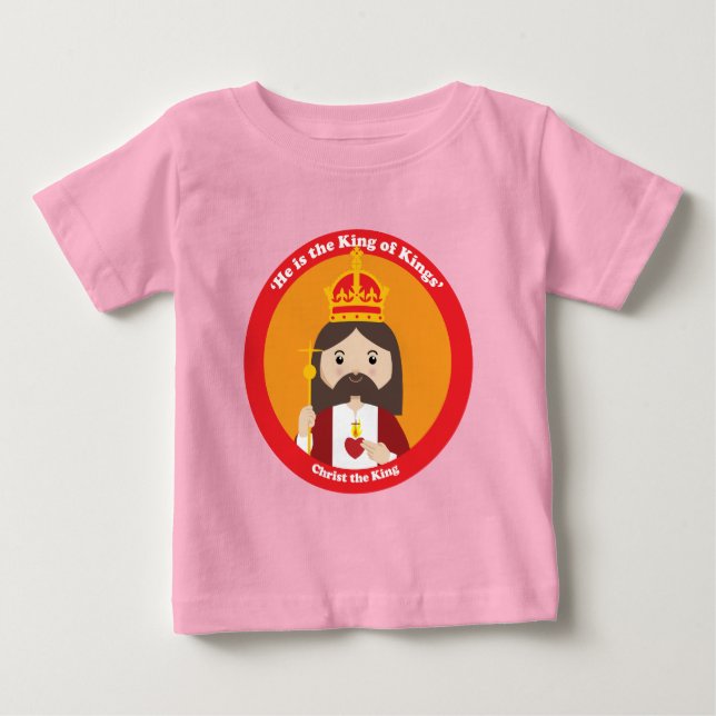 Camiseta De Bebé Cristo Rey (Anverso)