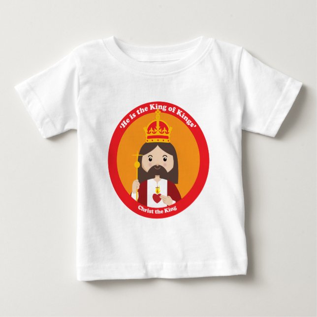 Camiseta De Bebé Cristo Rey (Anverso)