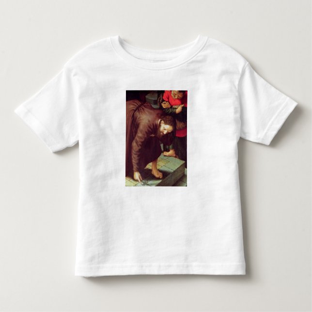 Camiseta De Bebé Cristo y la mujer en el adulterio (Anverso)