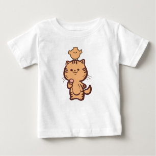 Camiseta De Bebé Cristóbal y pollo