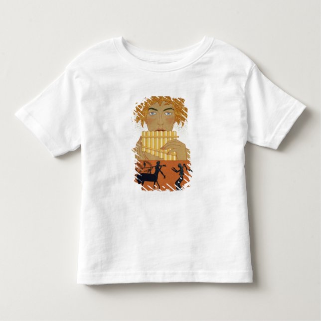 Camiseta De Bebé Critique al gaitero, ilustracion de "Les Mythes" (Anverso)
