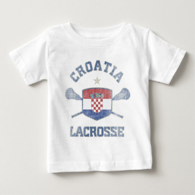 Camiseta De Bebé Croacia-Vintage (Anverso)