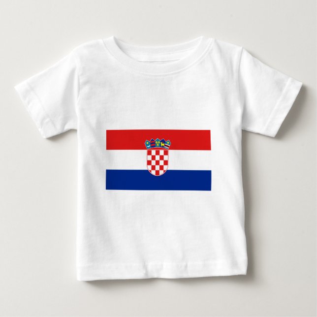 Camiseta De Bebé croatia (Anverso)