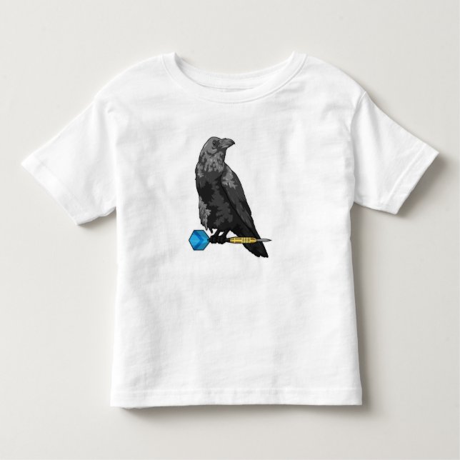 Camiseta De Bebé Crow en Darts con Dart (Anverso)