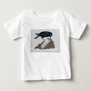 Camiseta De Bebé Crow y Harmonica
