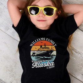Camiseta De Bebé Cruceros a la familia Personalizado de Alaska