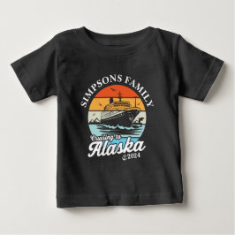 Camiseta De Bebé Cruceros a la familia Personalizado de Alaska