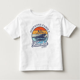 Camiseta De Bebé Cruceros a la familia Personalizado de Alaska