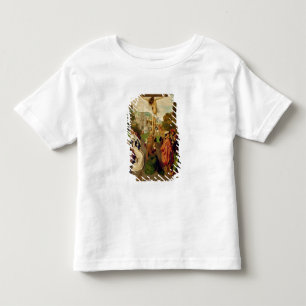 Camiseta De Bebé Crucifixión (aceite en el panel)