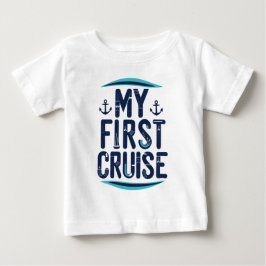 Camiseta De Bebé Cruise Vacation My First Cruise