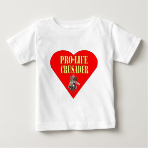 CAMISETA DE BEBÉ CRUSADOR PRO LIFE