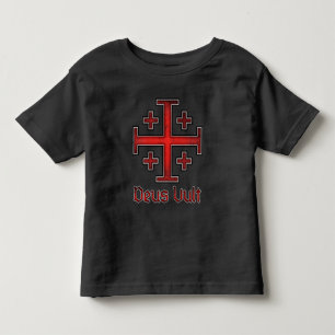 Camiseta De Bebé Cruz cristiana de los Caballeros Templarios de Jer