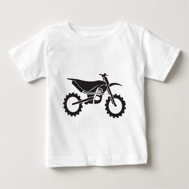 Camiseta De Bebé Cruz de Moto (Anverso)