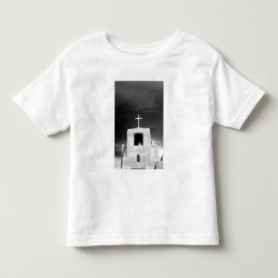 Camiseta De Bebé Cruz en la iglesia más antigua, San Miguel, Santa