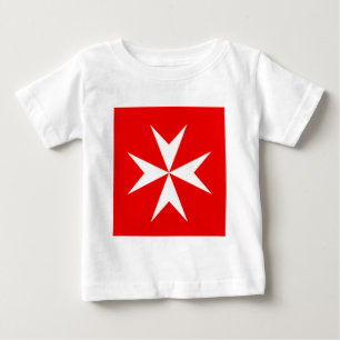 Camiseta De Bebé Cruz maltesa