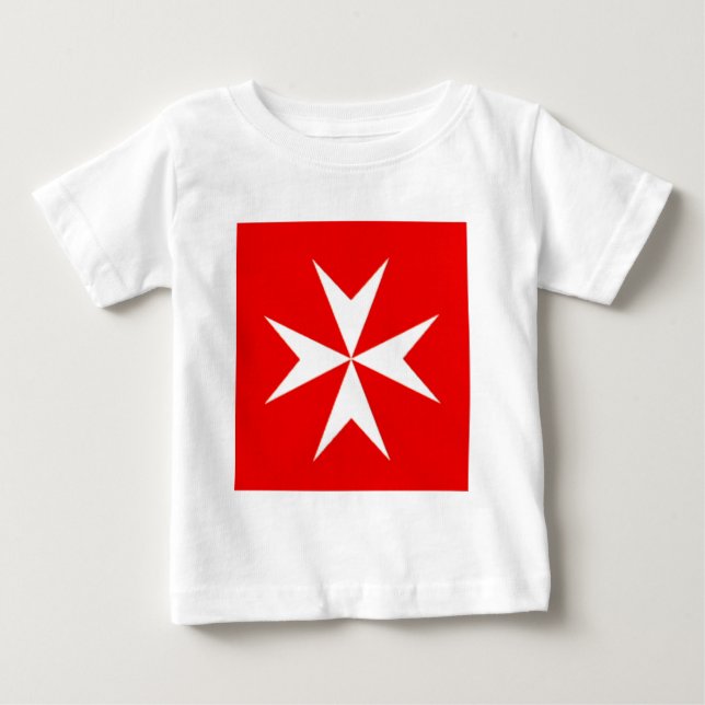 Camiseta De Bebé Cruz maltesa (Anverso)