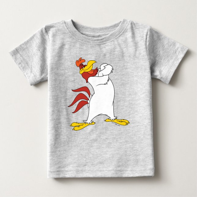Camiseta De Bebé Cruzan los brazos de Lehorn Foghorn (Anverso)