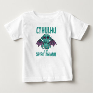 Camiseta De Bebé Cthulhu Es Mi Animal Espiritual