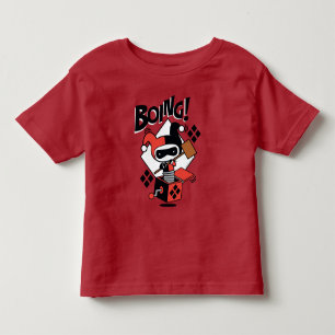 Camiseta De Bebé Ctorial Harley-Quinn-In-A-Box Con Martillo