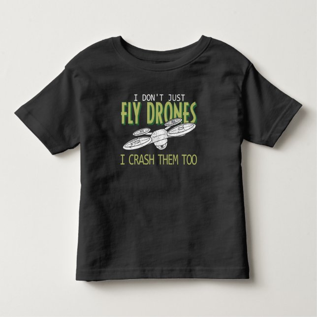 Camiseta De Bebé Cuadcopter Quadcopter Multirotor Piloto De Drones (Anverso)