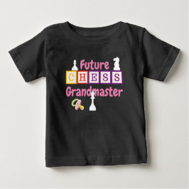 Camiseta De Bebé Cuaderno de Ajedrez Futuro