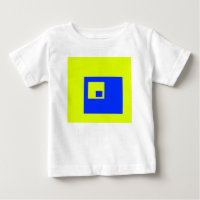 Cuadrados amarillo y azul