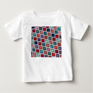 Camiseta De Bebé Cuadrados art decó