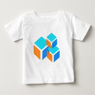 Camiseta De Bebé Cuadrados Cajas