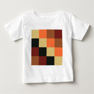 Camiseta De Bebé Cuadrados de color