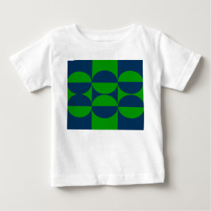 Camiseta De Bebé Cuadrados y círculos Bauhaus