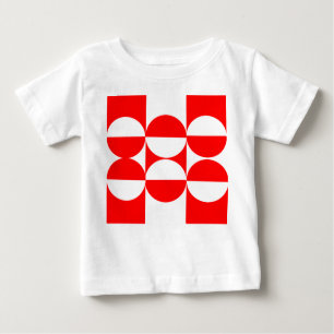 Camiseta De Bebé Cuadrados y círculos de Bauhaus