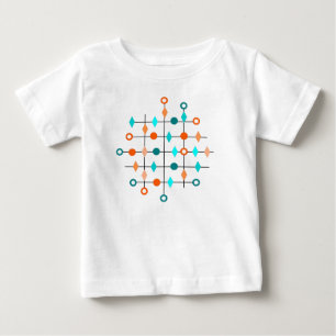 Camiseta De Bebé Cuadrícula de átomo
