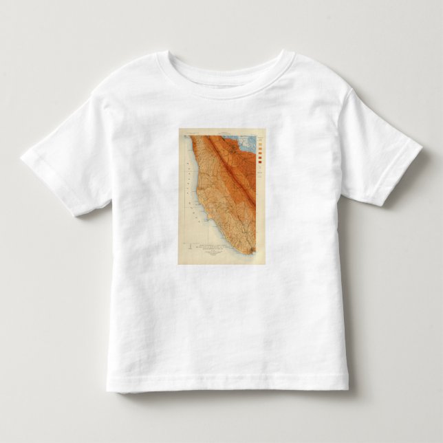 Camiseta De Bebé Cuadrilátero de Santa Cruz que muestra la (Anverso)