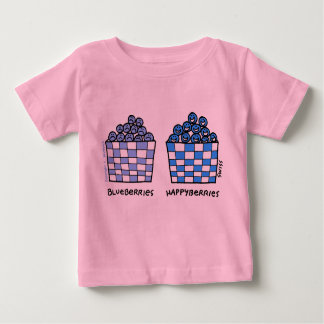 Camiseta De Bebé Cuadros divertidos Blueberries Happyberries Baby O