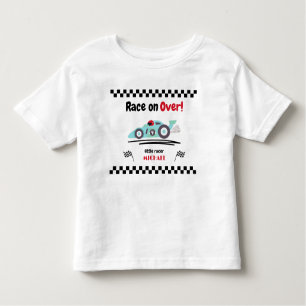 Camiseta De Bebé Cualquier carrera de cumpleaños por un auto de car