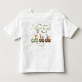 Camiseta De Bebé Cualquier Cumpleaños Lindo Chugga Acuarela Animal 