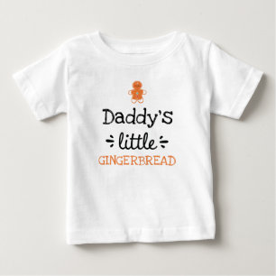 Camiseta De Bebé [Cualquier texto] Pan de jengibre