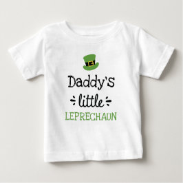 Camiseta De Bebé [Cualquier texto] Pequeño Leprechaun