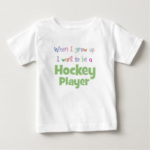 Camiseta De Bebé Cuando crezca jugador de hockey
