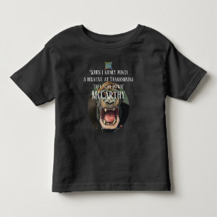 Camiseta De Bebé "Cuando golpeo con un puñetazo en el riñón a un pa