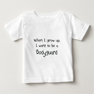 Camiseta De Bebé Cuando me crezco quiera ser un escolta