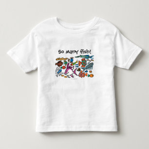 Camiseta De Bebé ¿Cuántos diversos pescados puede usted ver?