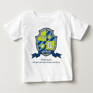 Camiseta De Bebé Cuarteles Q nombre y significado Caballeros escudo