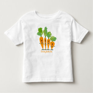 Camiseta De Bebé Cuarteto de zanahoria cantante lindo ilustracion p