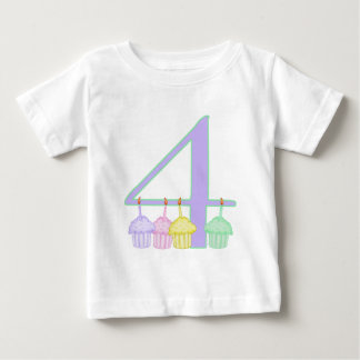 Camiseta De Bebé Cuarto cumpleaños