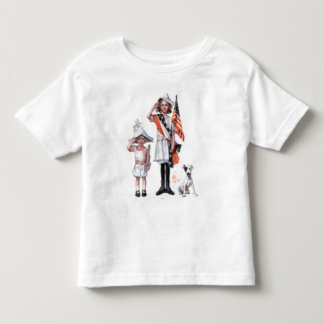 Camiseta De Bebé Cuarto de julio (Anverso)